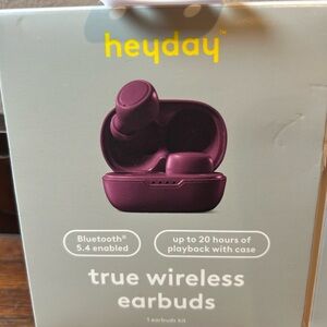 (6) sets Heyday Wireless Earbuds - Rich Purple & Orange NEW